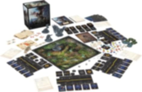 Monster Hunter World: The Board Game components