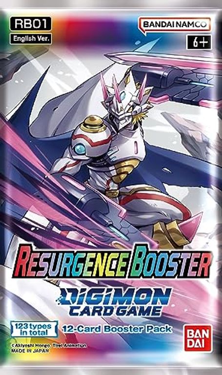 Digimon: Card Game - Resurgence Booster Pack Set Display kaarten