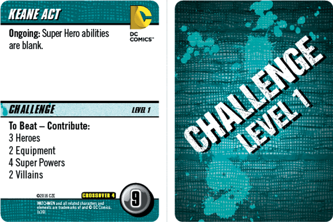 DC Comics Deck-Building Game: Crossover Pack 4 – Watchmen cartes