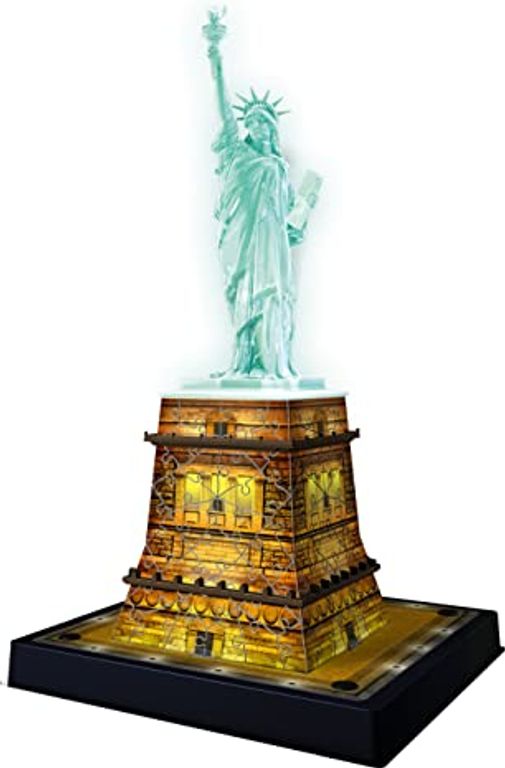 3D puzzle - Statue of Liberty at night