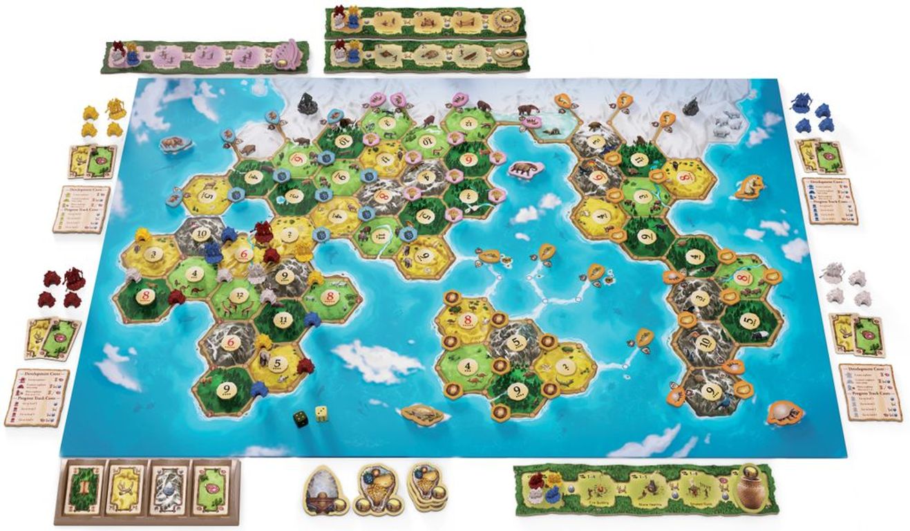 CATAN: Dawn of Humankind componenti