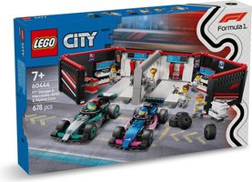 LEGO® City Garage con monoposto Mercedes-AMG e Alpine F1