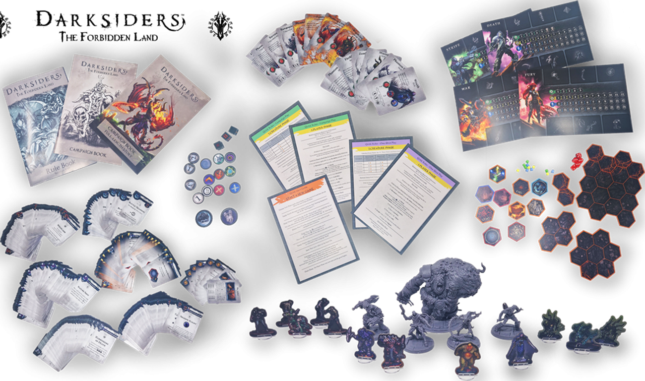 Darksiders: The Forbidden Land components