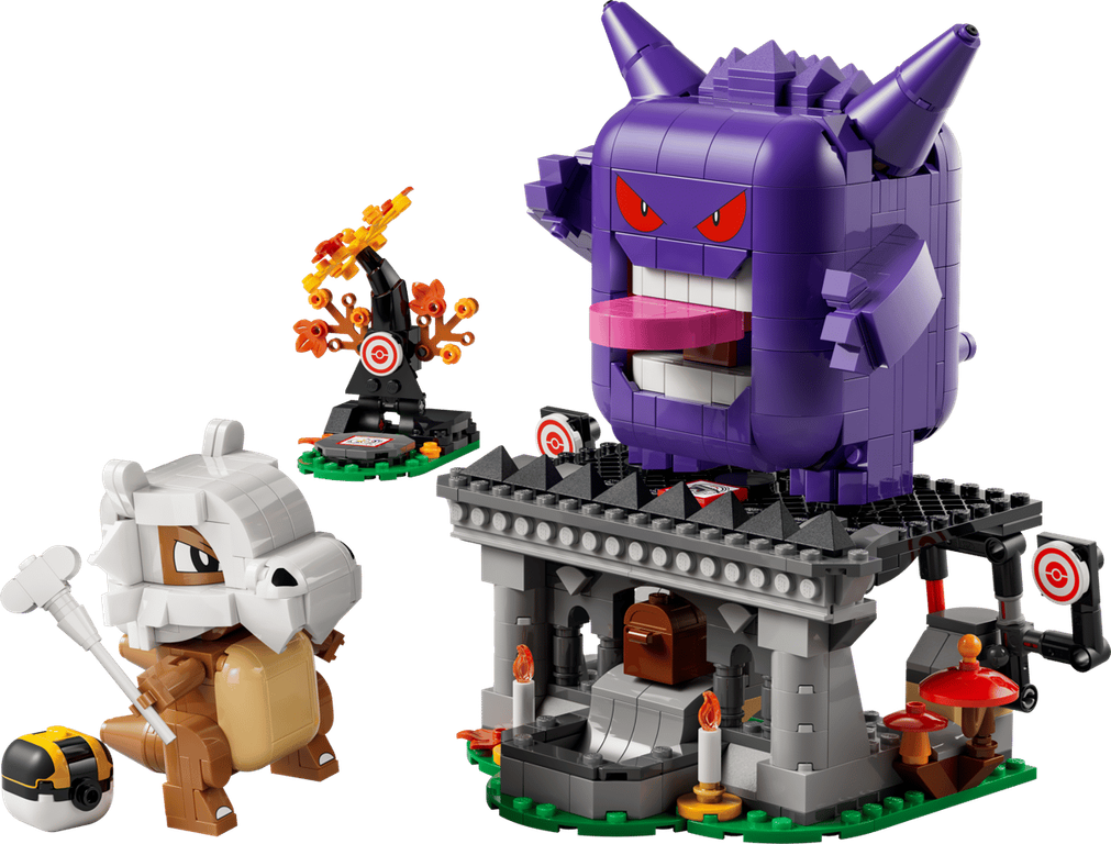 LEGO® Pokémon™ SMART Play™: Cubone and Gengar's Spooky Showdown components