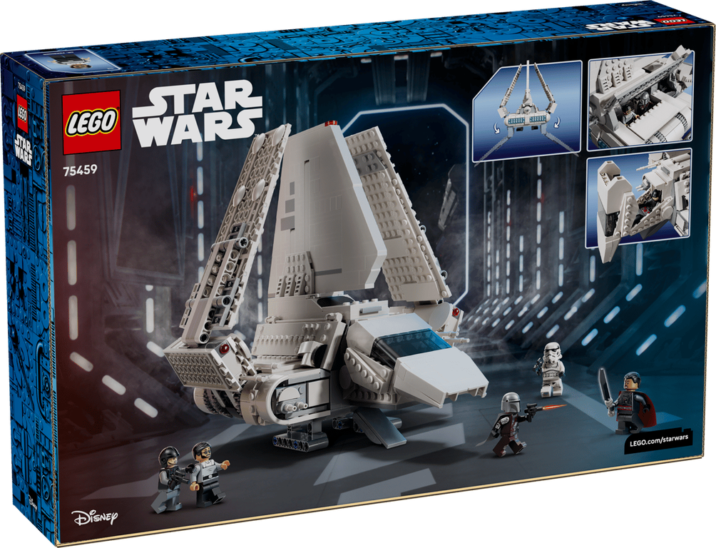 LEGO® Star Wars Imperial Lambda-Class Shuttle back of the box