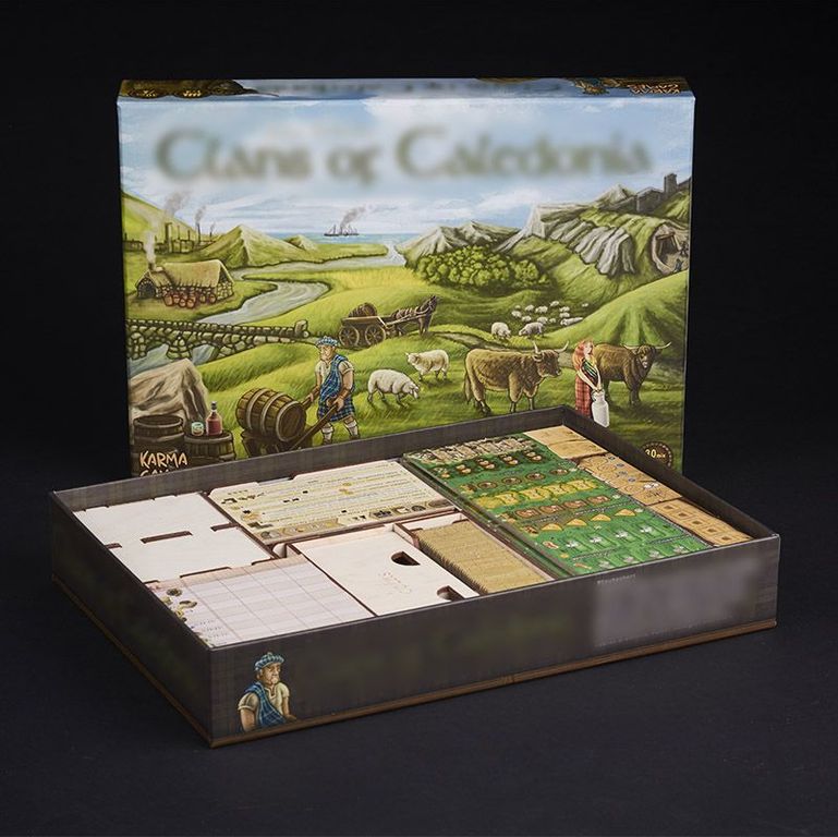 Clans of Caledonia: Laserox Organizer boîte