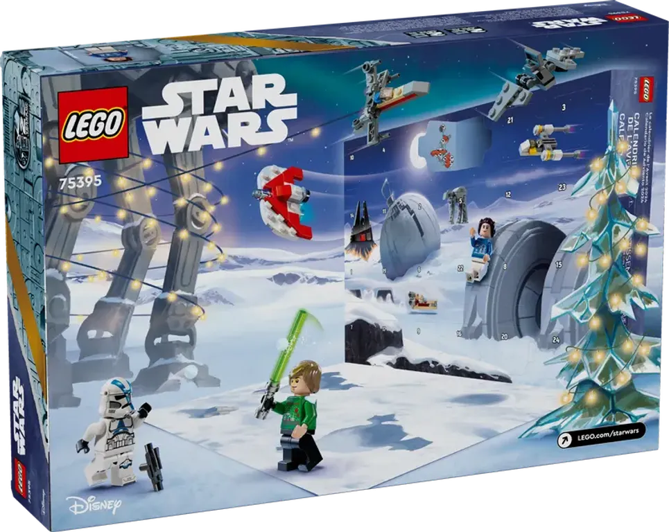 LEGO® Star Wars LEGO Star Wars Adventkalender 2024 achterkant van de doos