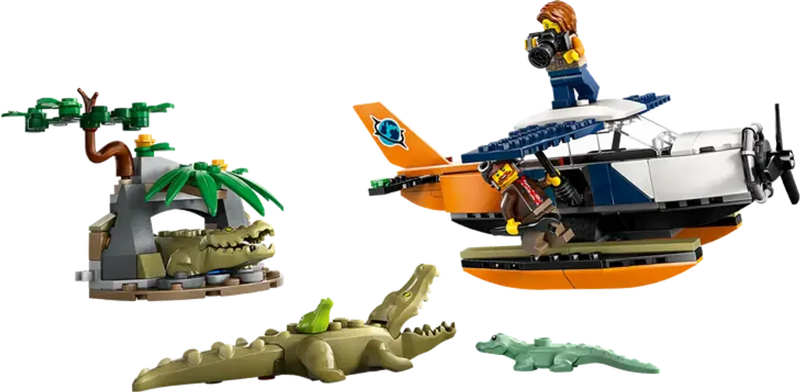 LEGO® City Jungleonderzoekers: watervliegtuig componenten