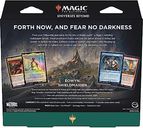 Magic: The Gathering - Commander Deck Lord of the Rings: Tales of Middle-earth - Riders of Rohan parte posterior de la caja