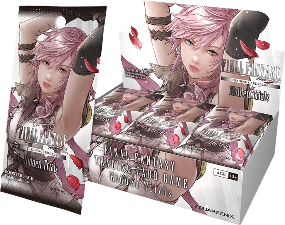 Final Fantasy TCG: Hidden Trials Booster Display partes