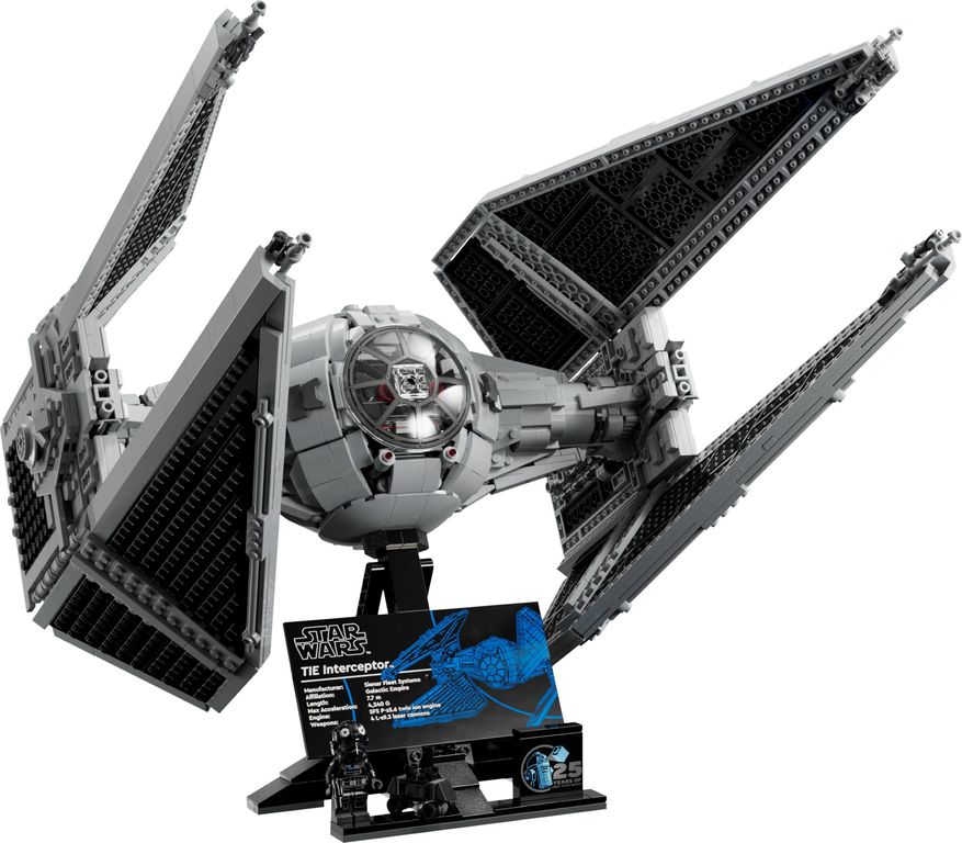 LEGO® Star Wars L'intercepteur TIE composants