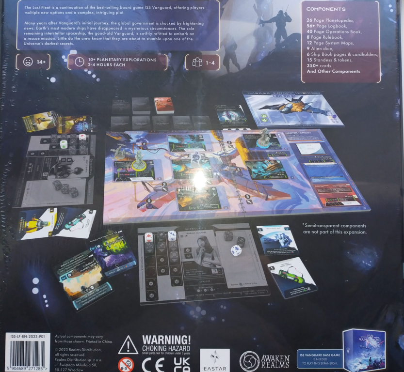 ISS Vanguard: Stretch Goal Box parte posterior de la caja