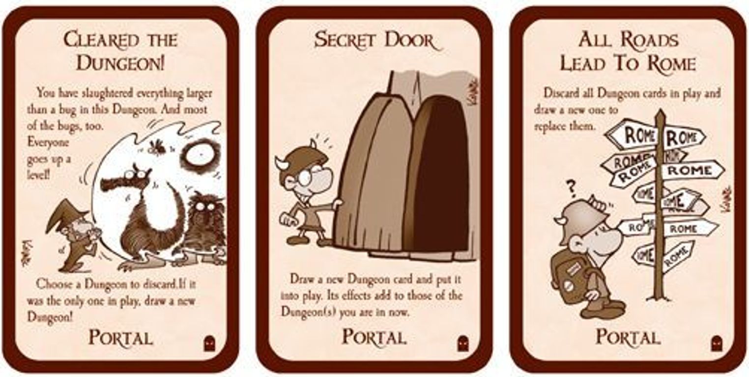 Munchkin 6: Durchgeknallte Dungeons karten