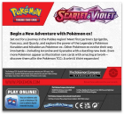Pokémon TCG: Scarlet & Violet Booster Display Box (36 Packs) achterkant van de doos