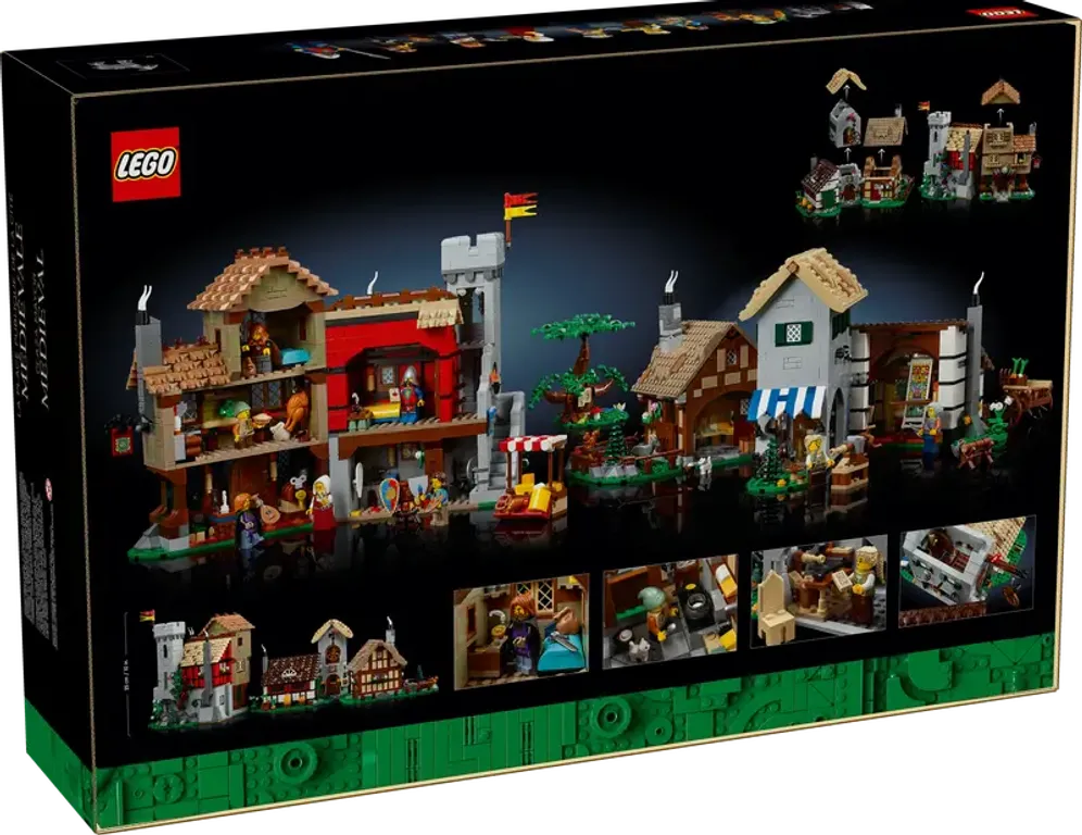 LEGO® Icons Piazza della città medievale torna a scatola
