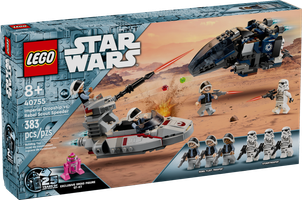 LEGO® Star Wars Le vaisseau de transport impérial contre le speeder des éclaireurs rebelles