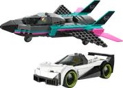 LEGO® City Jet vs. Car components