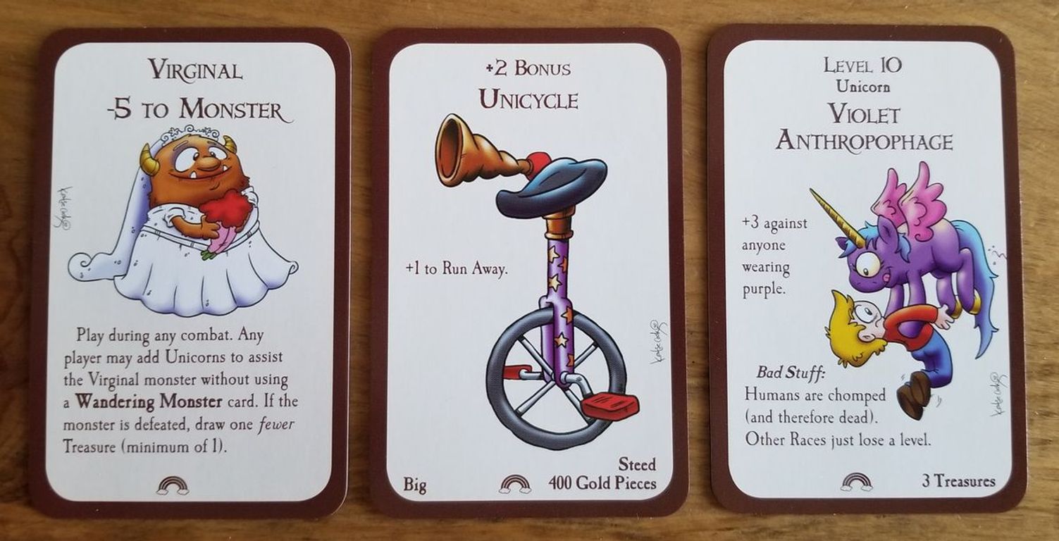 Munchkin: Unicorns kaarten