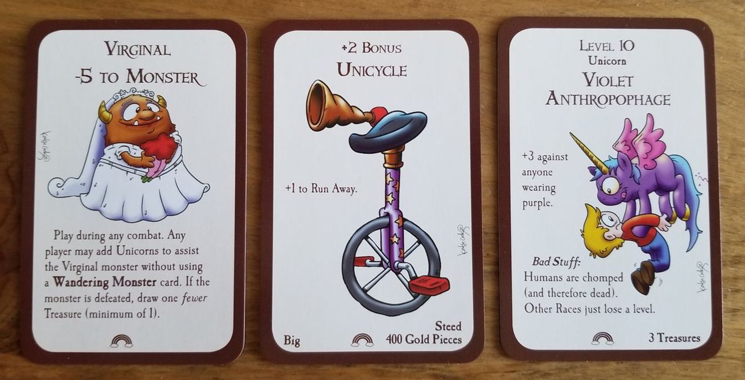 Munchkin: Unicorns karten