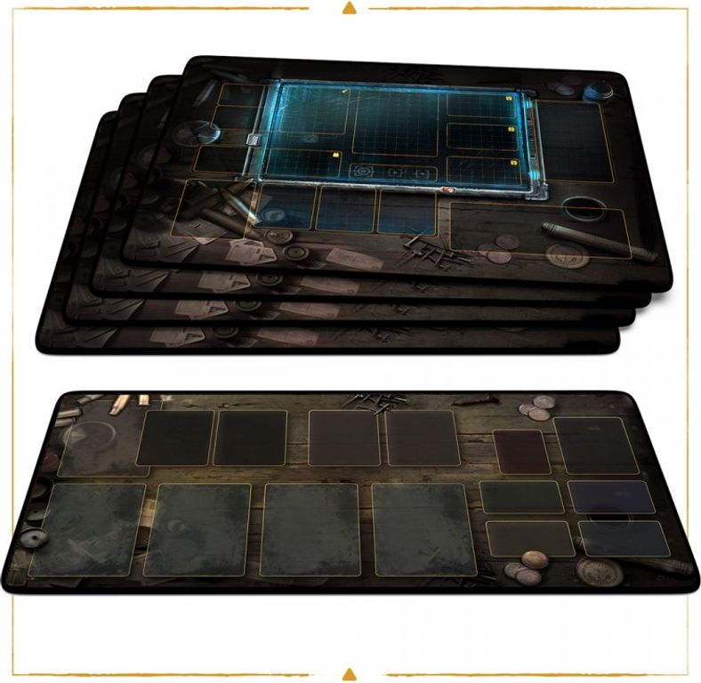 S.T.A.L.K.E.R. The Board Game - Playmats komponenten