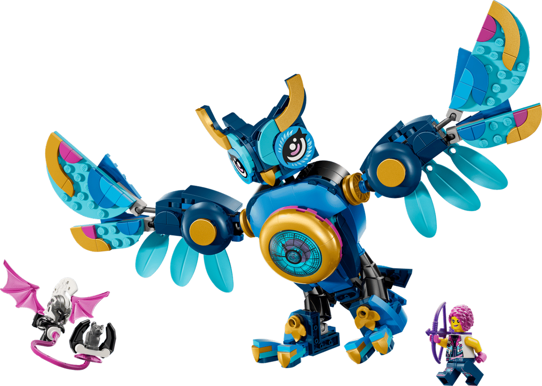 LEGO® DREAMZzz™ Il gufo del tempo di Zoey componenti