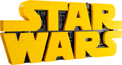 LEGO® Star Wars Star Wars Logo aus LEGO Steinen komponenten