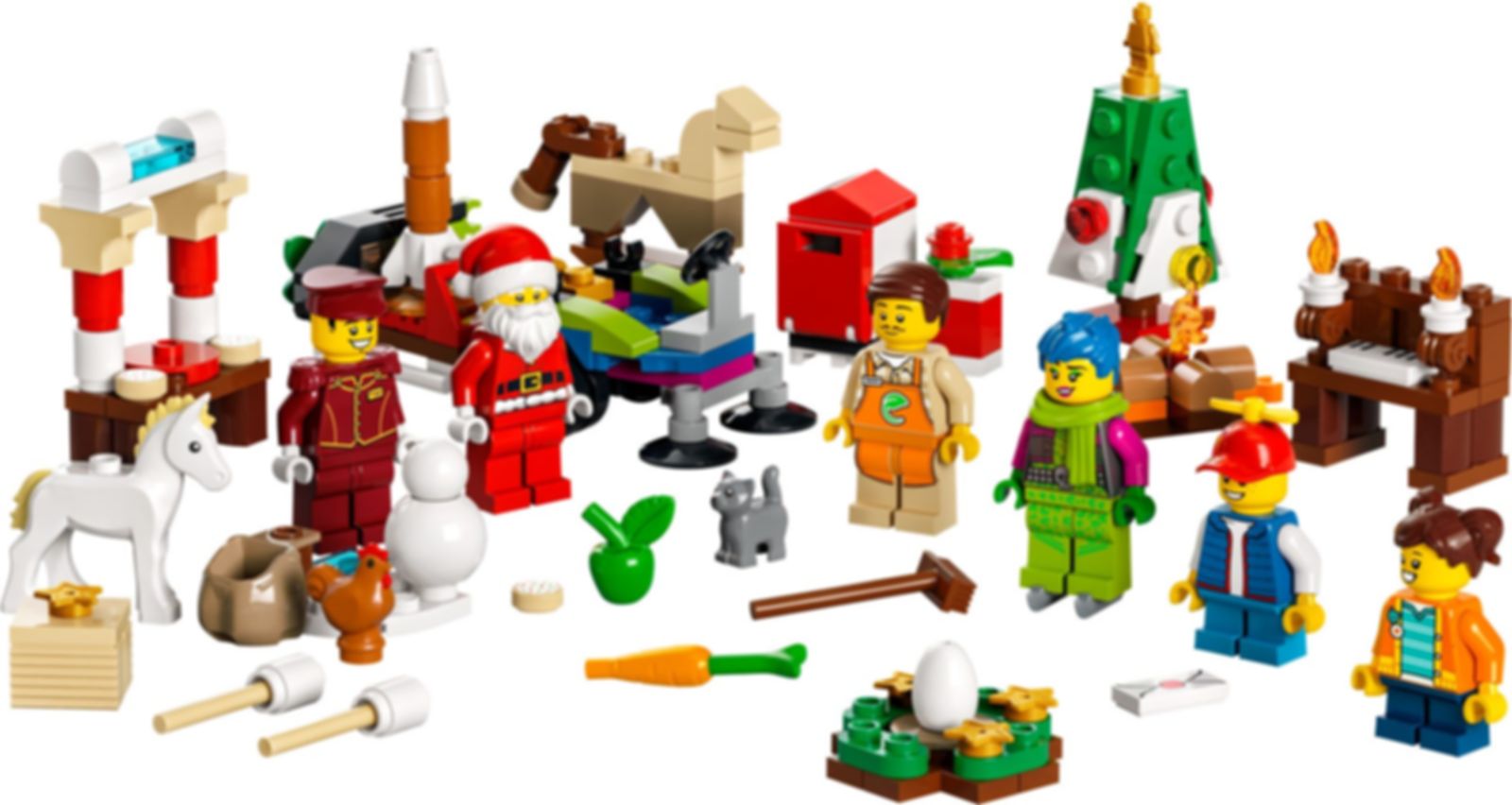 LEGO® City adventkalender 2022 componenten