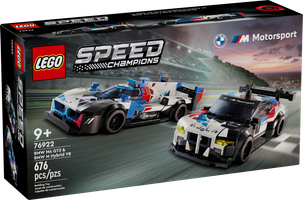 LEGO® Speed Champions Auto da corsa BMW M4 GT3 e BMW M Hybrid V8