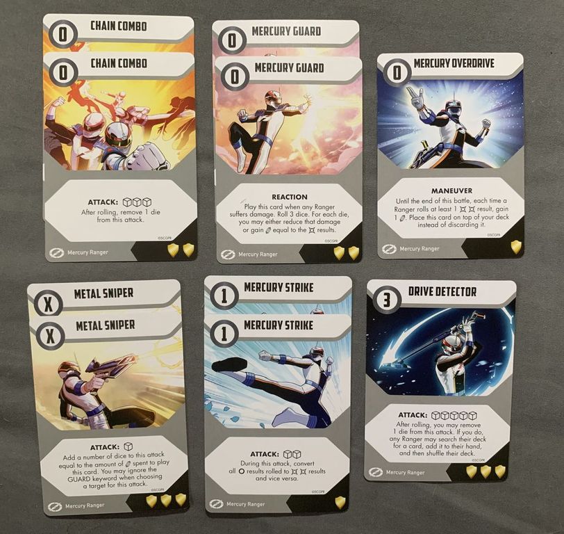 Power Rangers: Heroes of the Grid – Light and Darkness cartes