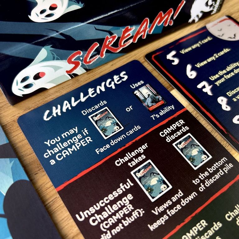 Scream! cartas