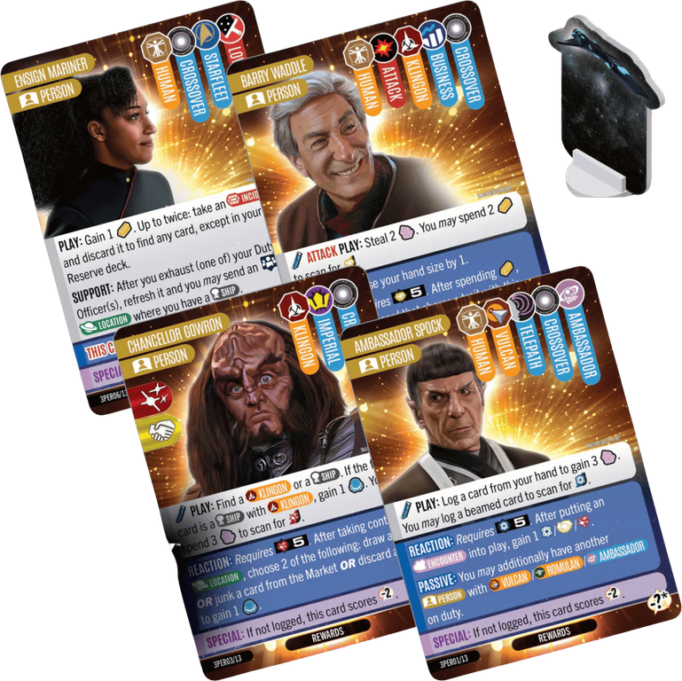 Star Trek: Captain's Chair – Second Contact cards