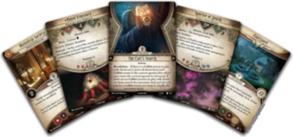 Arkham Horror: The Card Game – The Path to Carcosa: Campaign Expansion cards