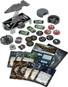 Star Wars: Armada - Imperial Light Cruiser Expansion Pack components