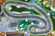 Heat: Rocky Roads game board