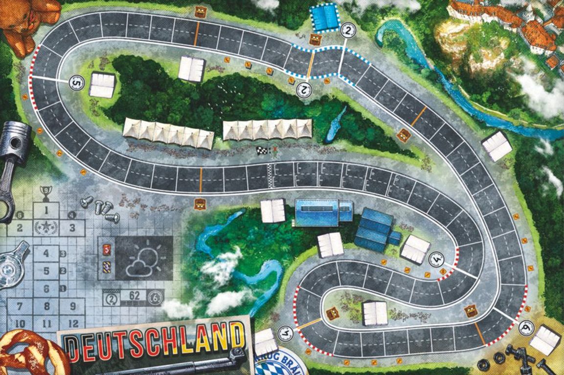 Heat: Rocky Roads game board