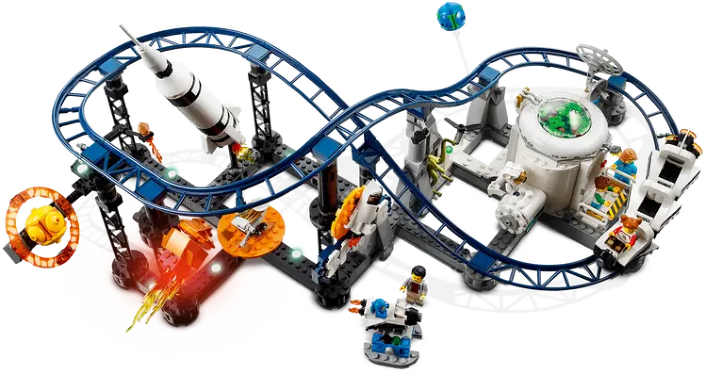 LEGO® Creator Space Roller Coaster components