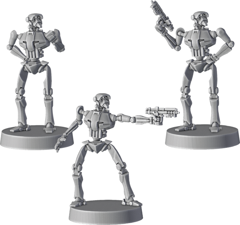 Star Wars: Legion – Super Tactical Droid Commander Expansion miniatures