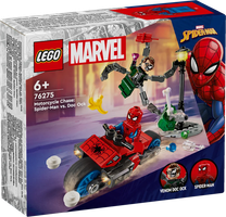 LEGO® Marvel Motorrad-Verfolgungsjagd: Spider-Man vs. Doc Ock