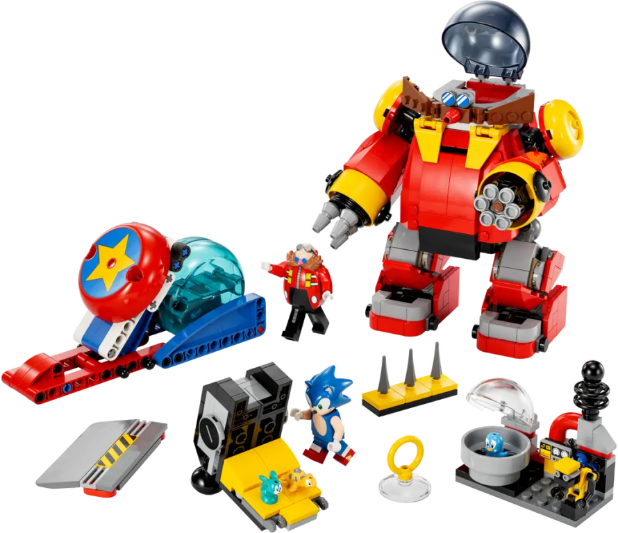 LEGO® Sonic The Hedgehog Sonic vs. Dr. Eggman's Death Egg Robot components