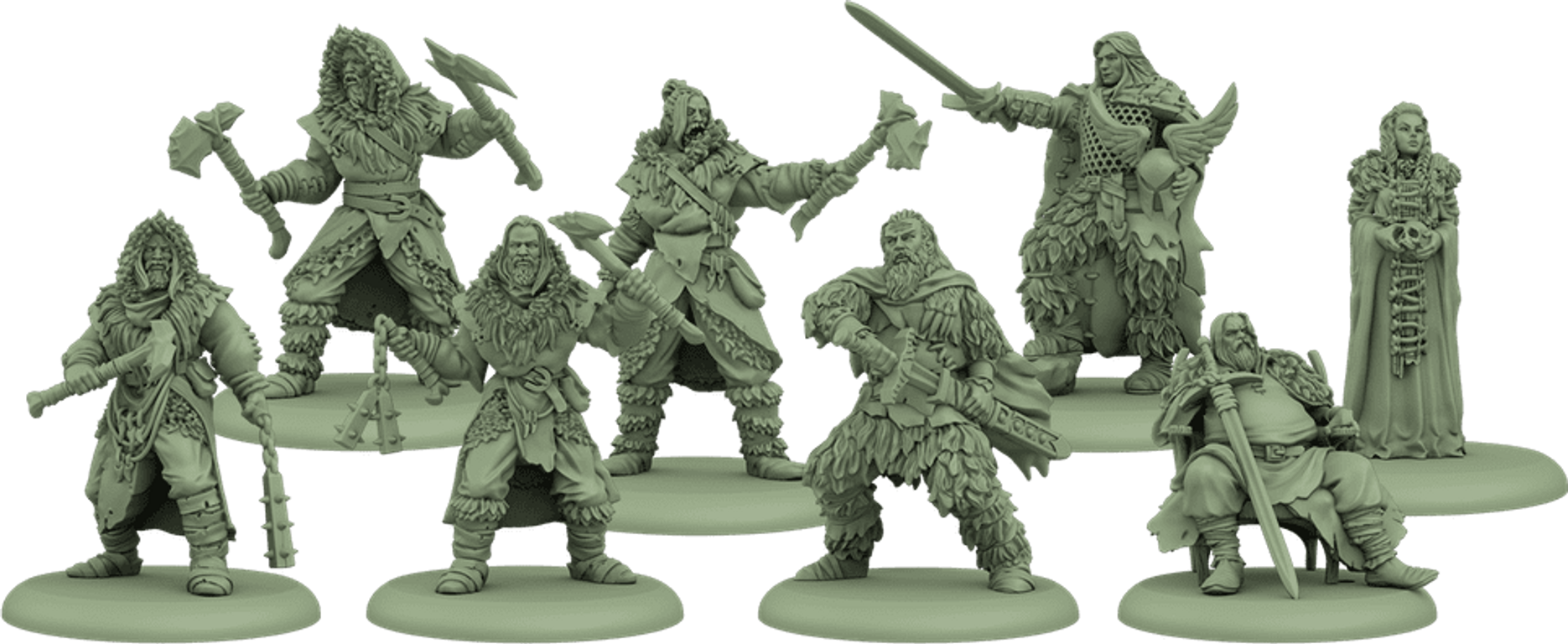 A Song of Ice & Fire: Tabletop Miniatures Game – Free Folk Starter Set miniatures