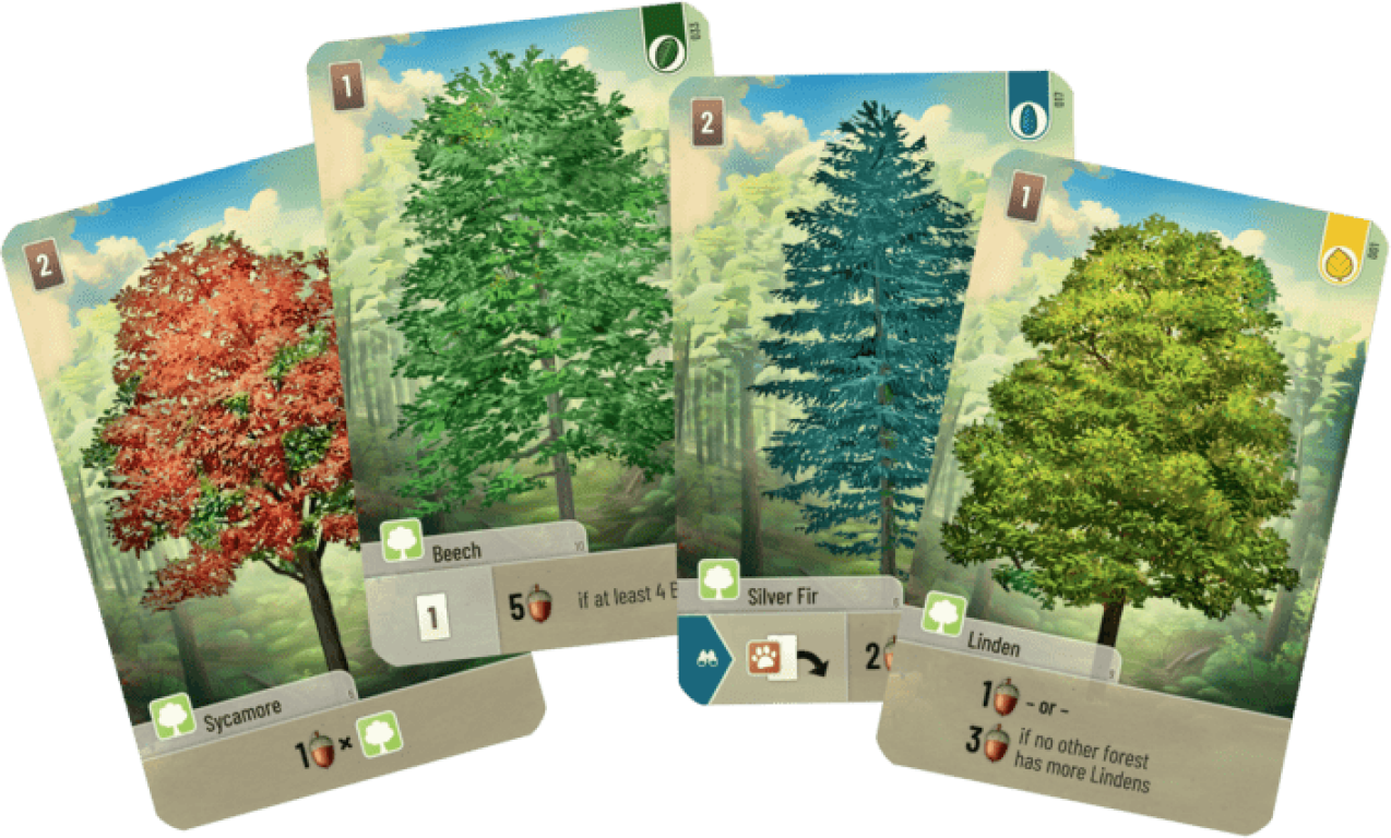 Forest Shuffle kaarten