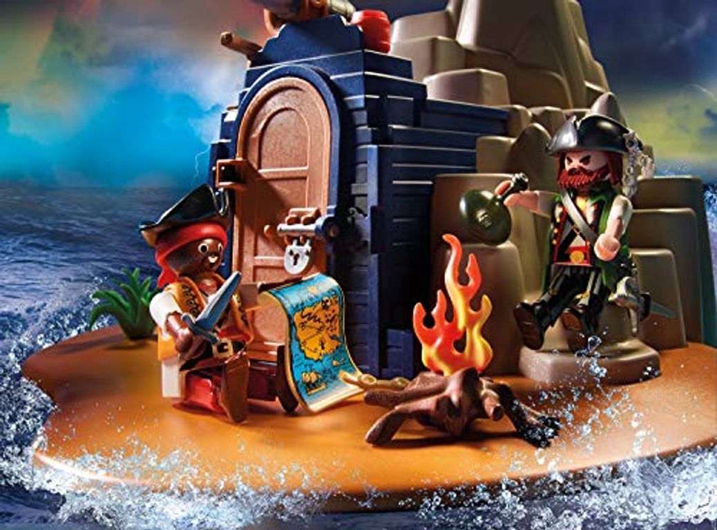 Playmobil® Pirates Pirate Island Hideout components