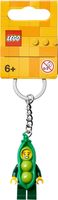 LEGO® Minifigures Schlüsselanhänger mit Mädchen im Erbsenschotenkostüm