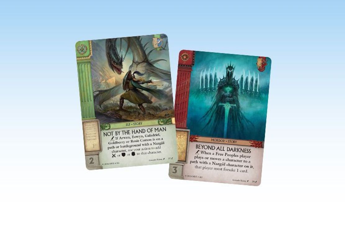 War of the Ring: The Card Game – Hope and Despair cards