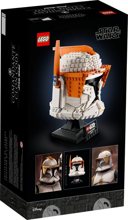 LEGO® Star Wars Clone Commander Cody™ Helm achterkant van de doos