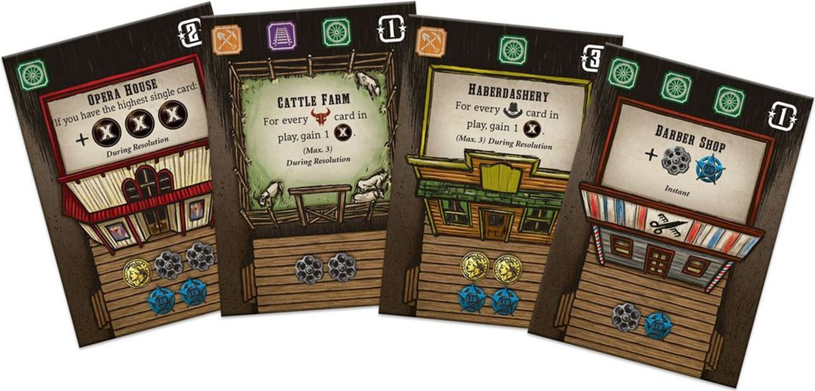 Tiny Epic Western cards