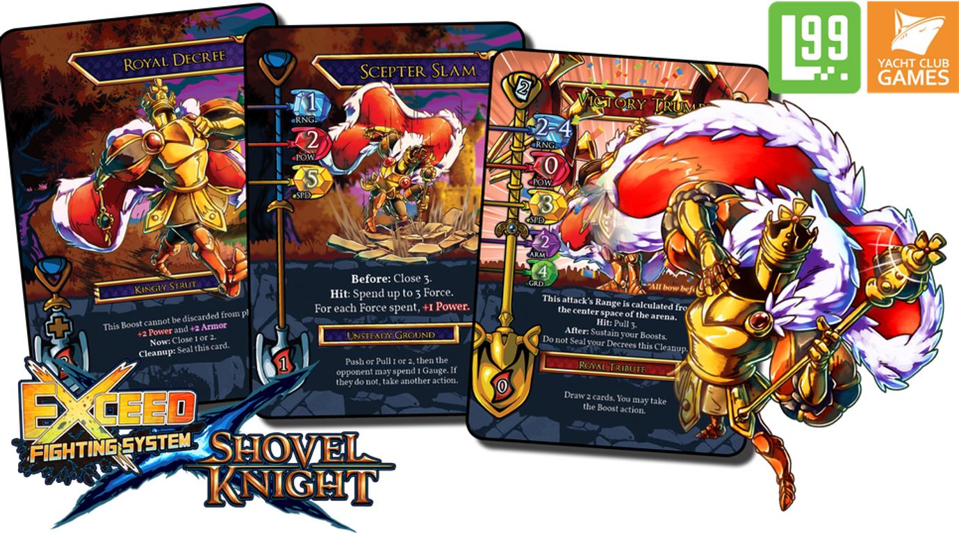 Exceed: Shovel Knight – Shadow Box composants