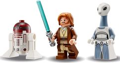 LEGO® Star Wars Obi-Wan Kenobi’s Jedi Starfighter™ minifigures