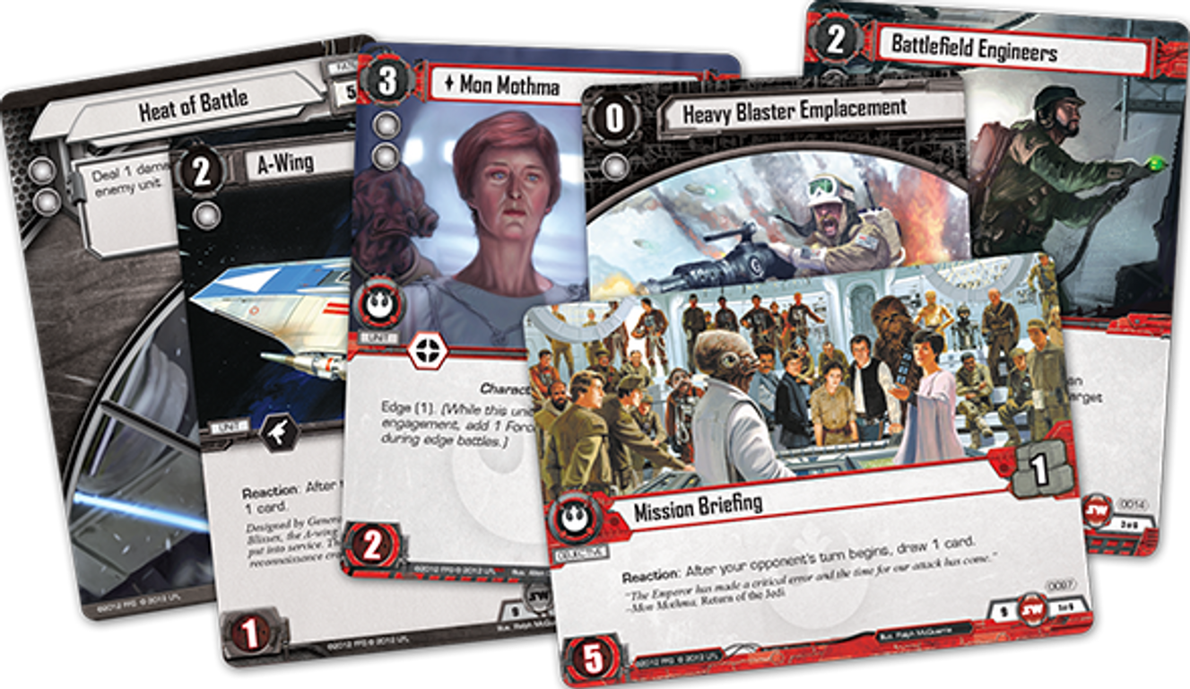 Star Wars: El Juego de Cartas cartas