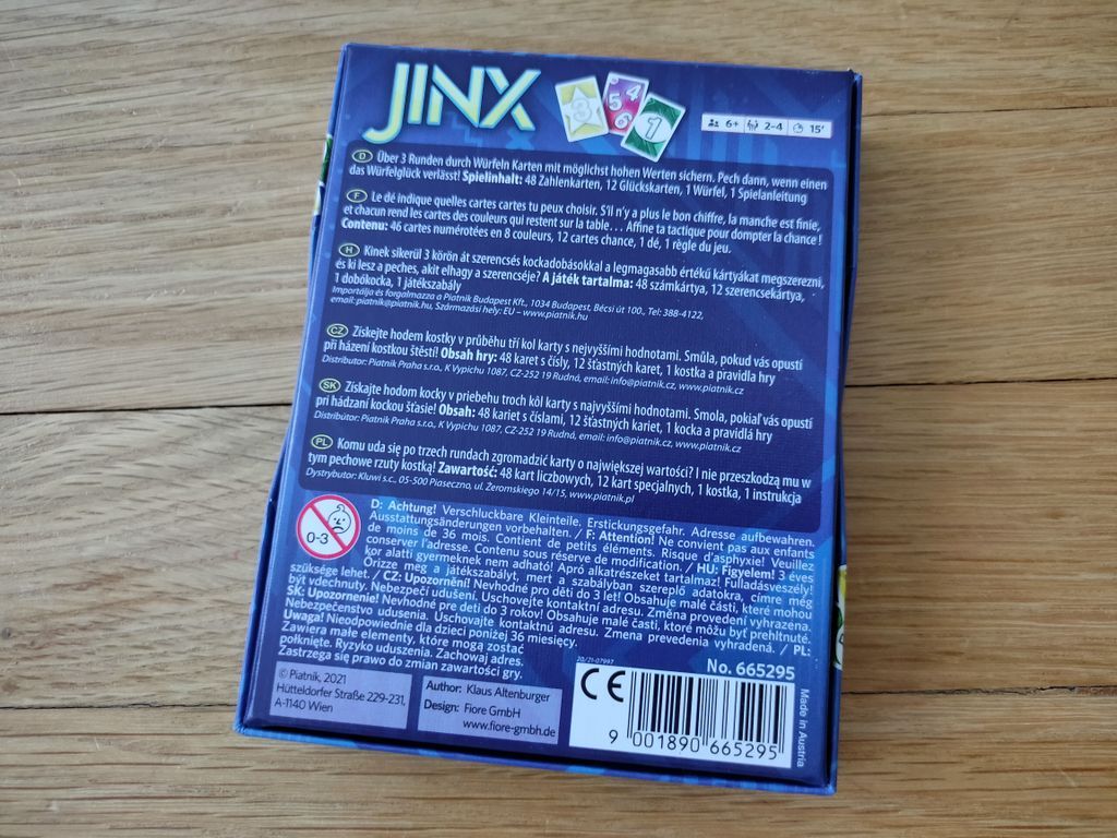 Jinx back of the box